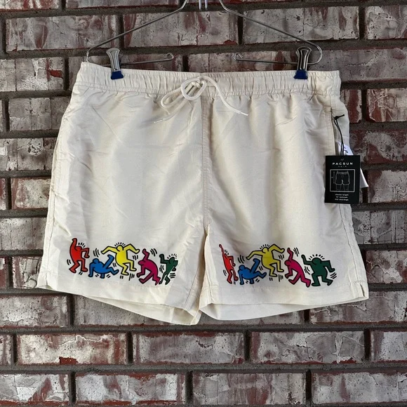 Keith haring swim trunks on sale